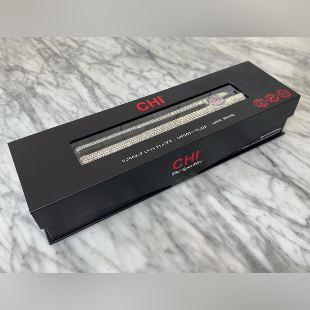 CHI, “The Sparkler” 1" Volcanic Lava Ceramic Hairstyling Iron
